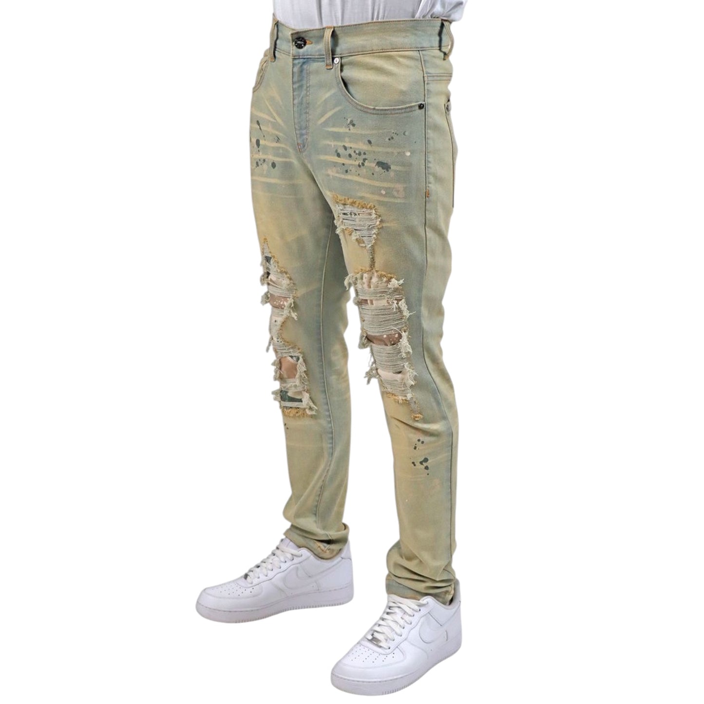 BLAC LEAF: Soil Denim Jeans 004