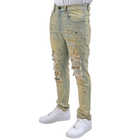 BLAC LEAF: Soil Denim Jeans 004