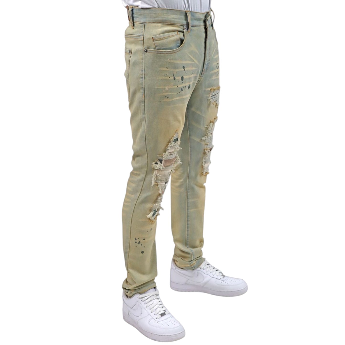 BLAC LEAF: Soil Denim Jeans 004