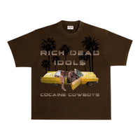 RICH DEAD IDOLS: Cocaine Cowboys SS Tee