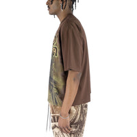 REBEL MINDS: Weeping Liberty Crop Tee 610-11117