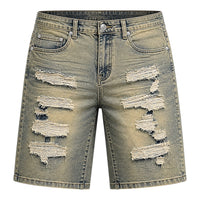 WAIMEA: Distressed Denim Shorts M7615