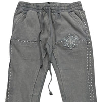 HUDSON: Studded Fleece Flair Jogger Set