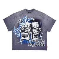 FIRST ROW: Laugh Now Cry Later Two Face SS Tee FRM3066