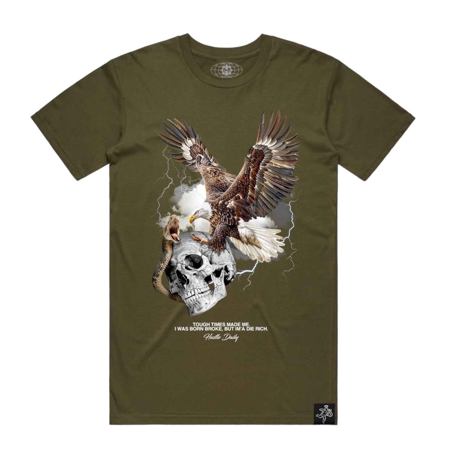 HASTA MUERTE: Skull Eagle SS Tee