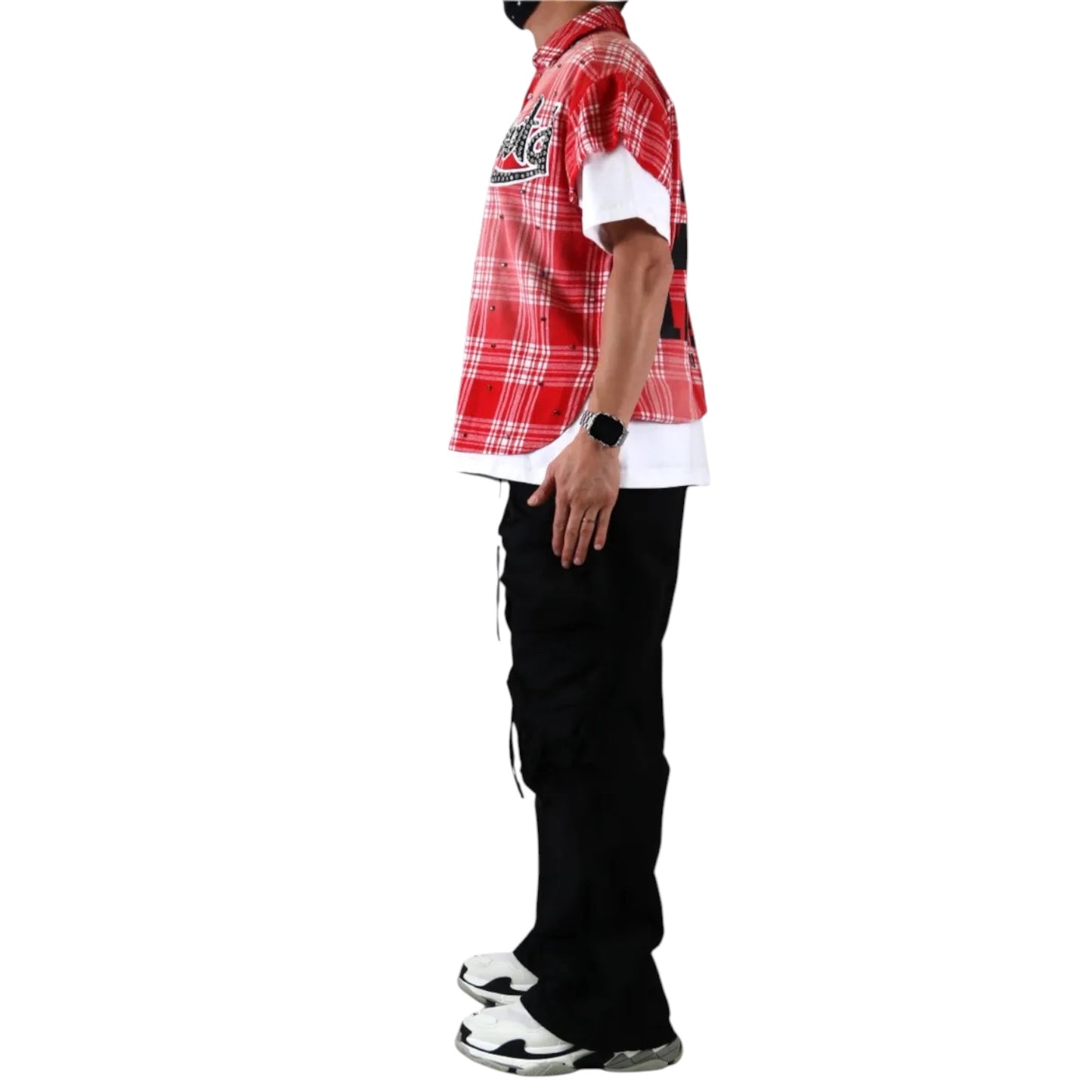 KLEEP: Liade Flannel Crop Button Down