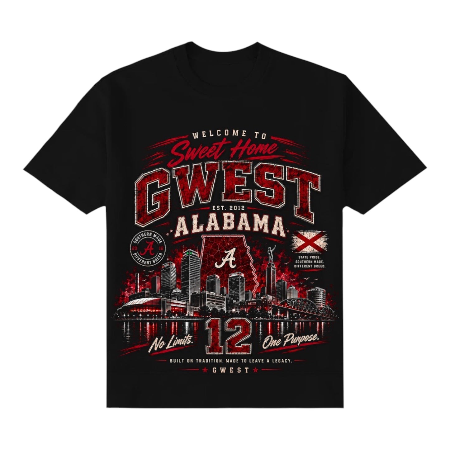 G*WEST: Sweet Home Alabama SS Tee 9567