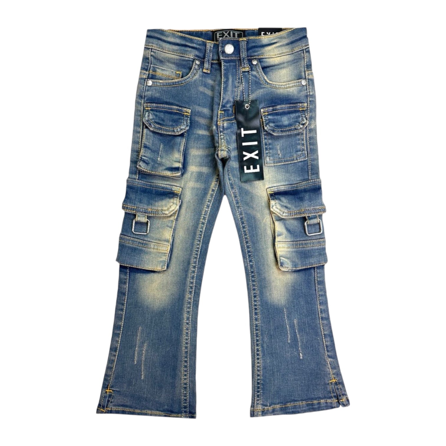 EXIT: BOYS Stacked Cargo Denim 25100