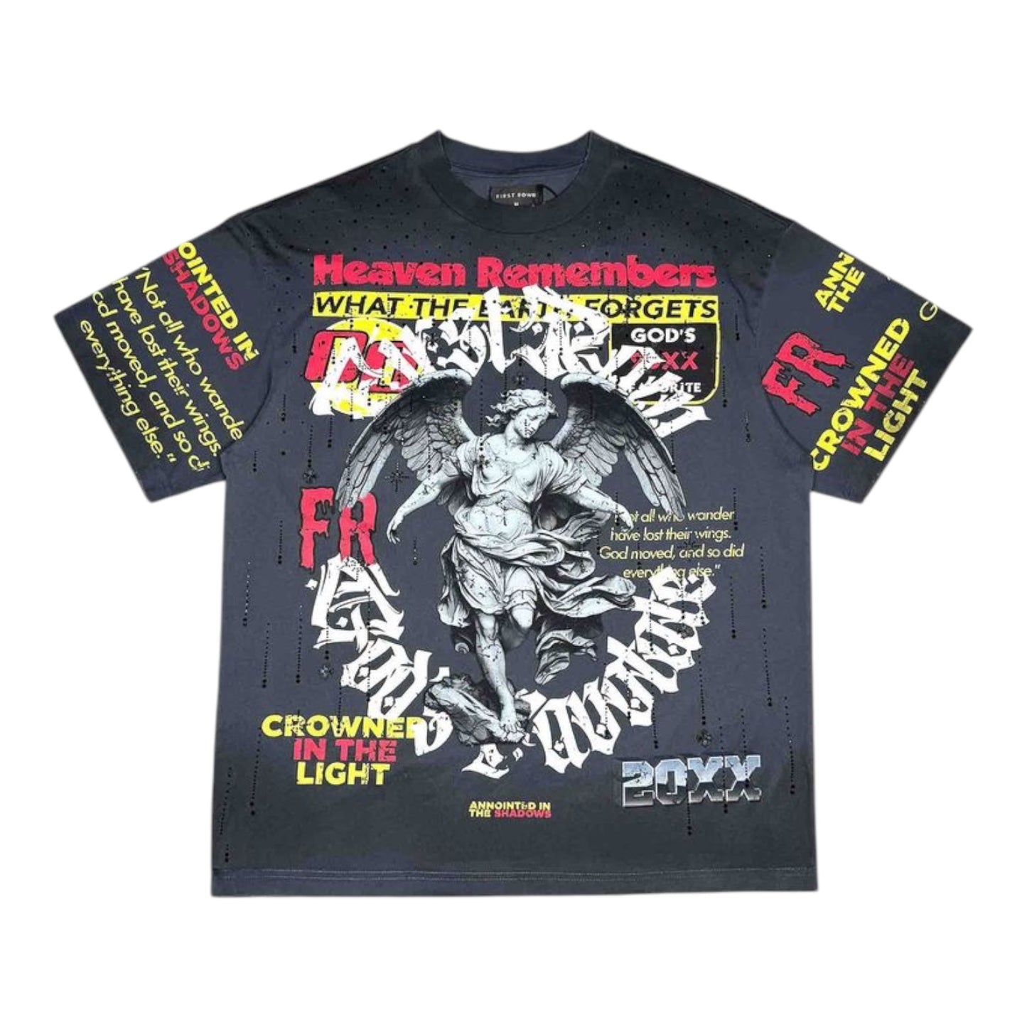 FIRST ROW: God's Favorite Sacred Chaos SS Tee FRT2269