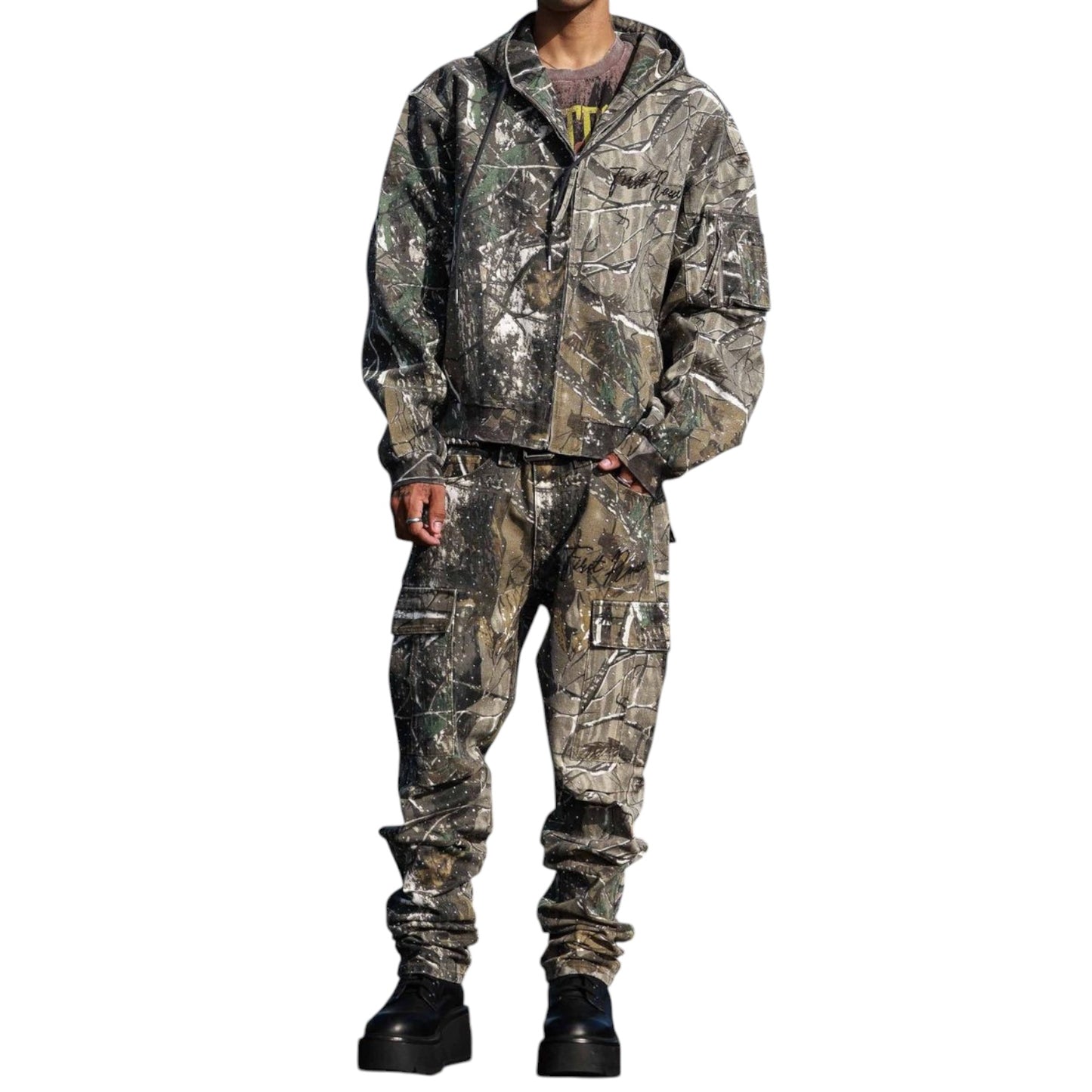 FIRST ROW: Studded Cargo Pants FRP3130
