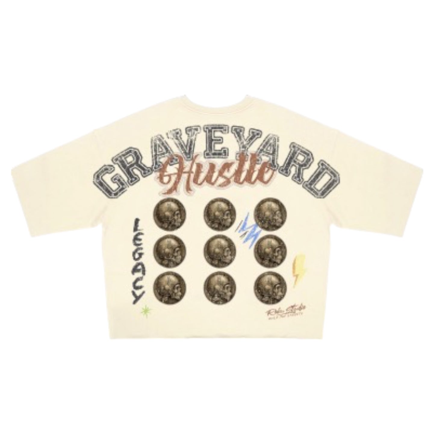 ROKU STUDIO: Graveyard Boxy Tee RK1482075
