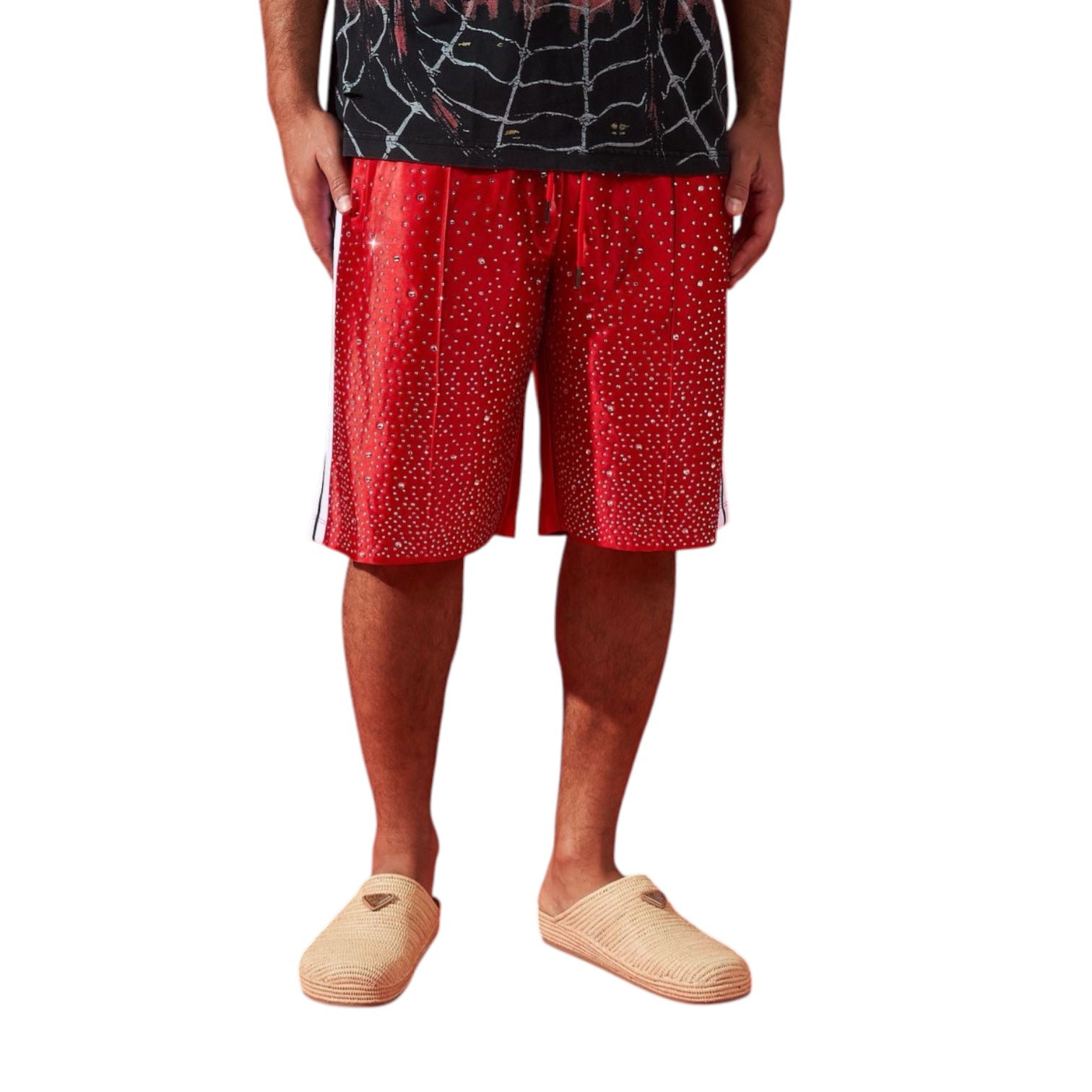 DUAA: Stone Track Shorts