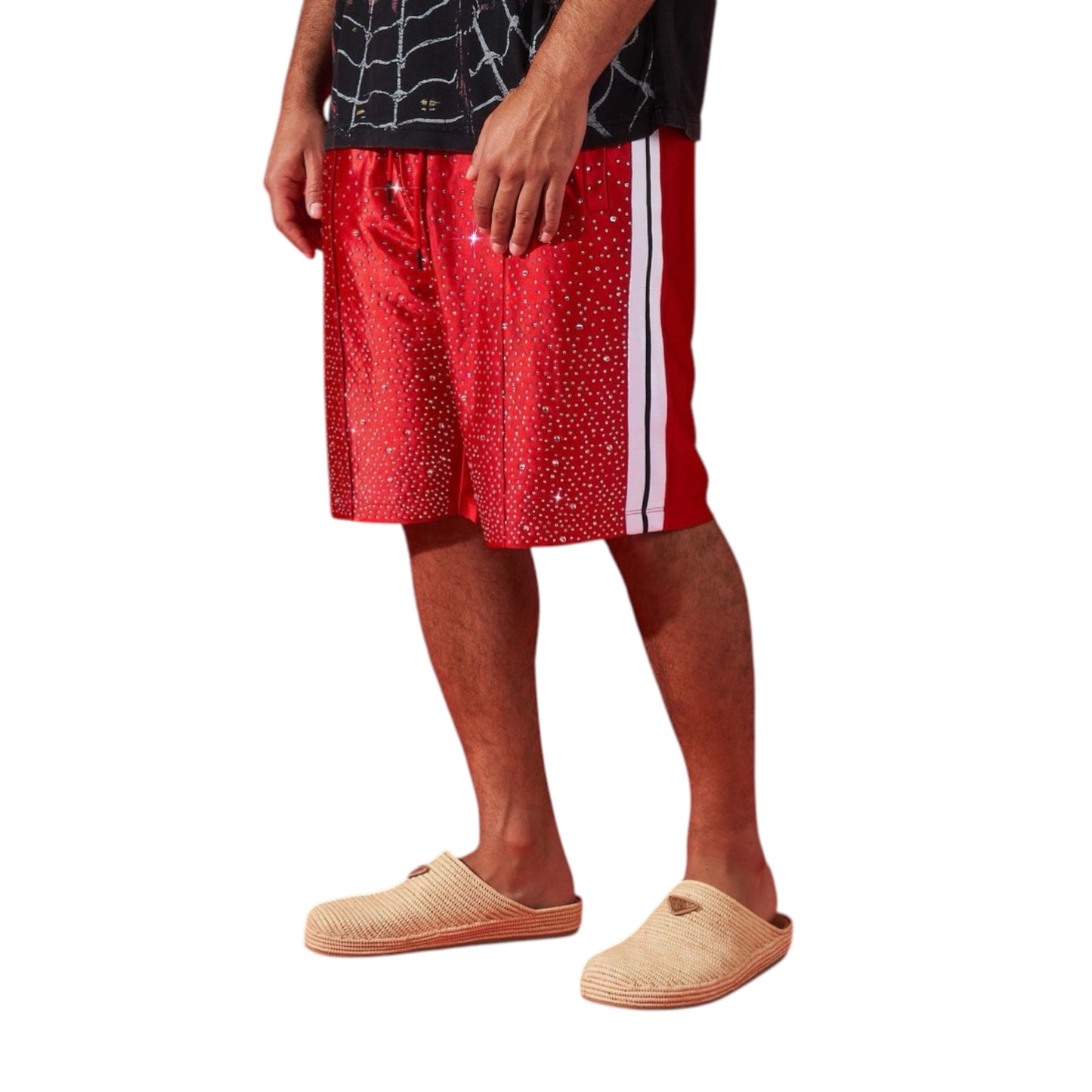 DUAA: Stone Track Shorts