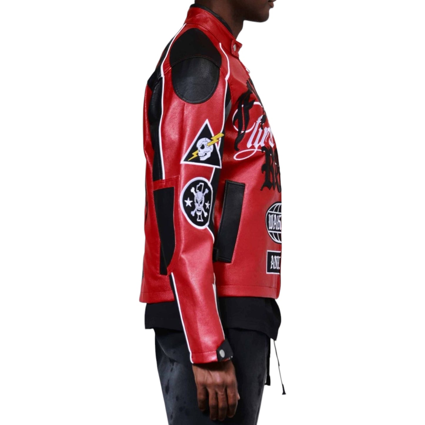 FIRST ROW: Wake Up and Be Fierce Racing Jacket FRJ3018