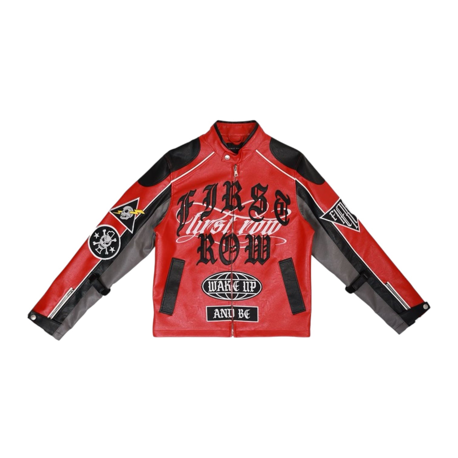 FIRST ROW: Wake Up and Be Fierce Racing Jacket FRJ3018