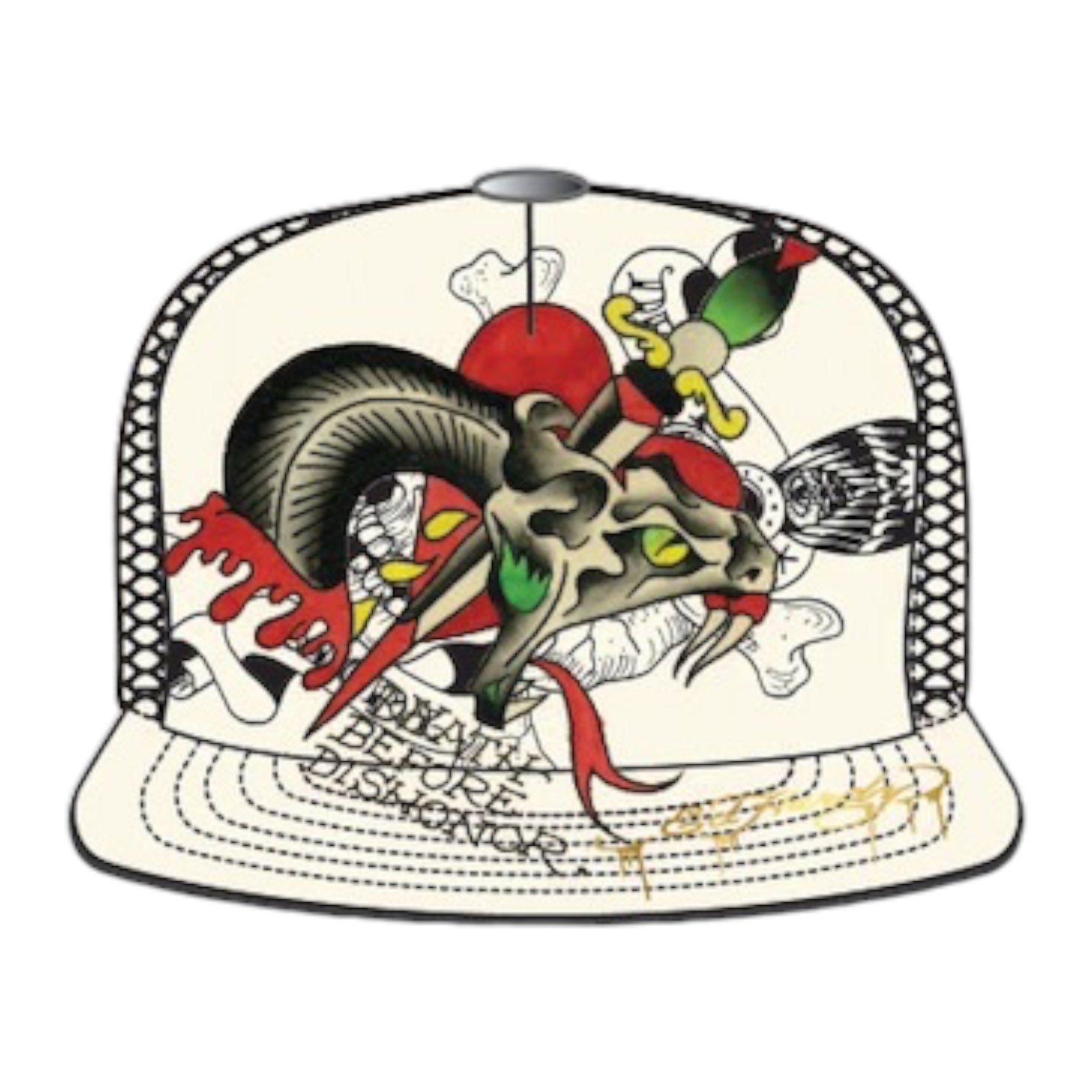 ED HARDY: Dagger Snake Hat 52RS