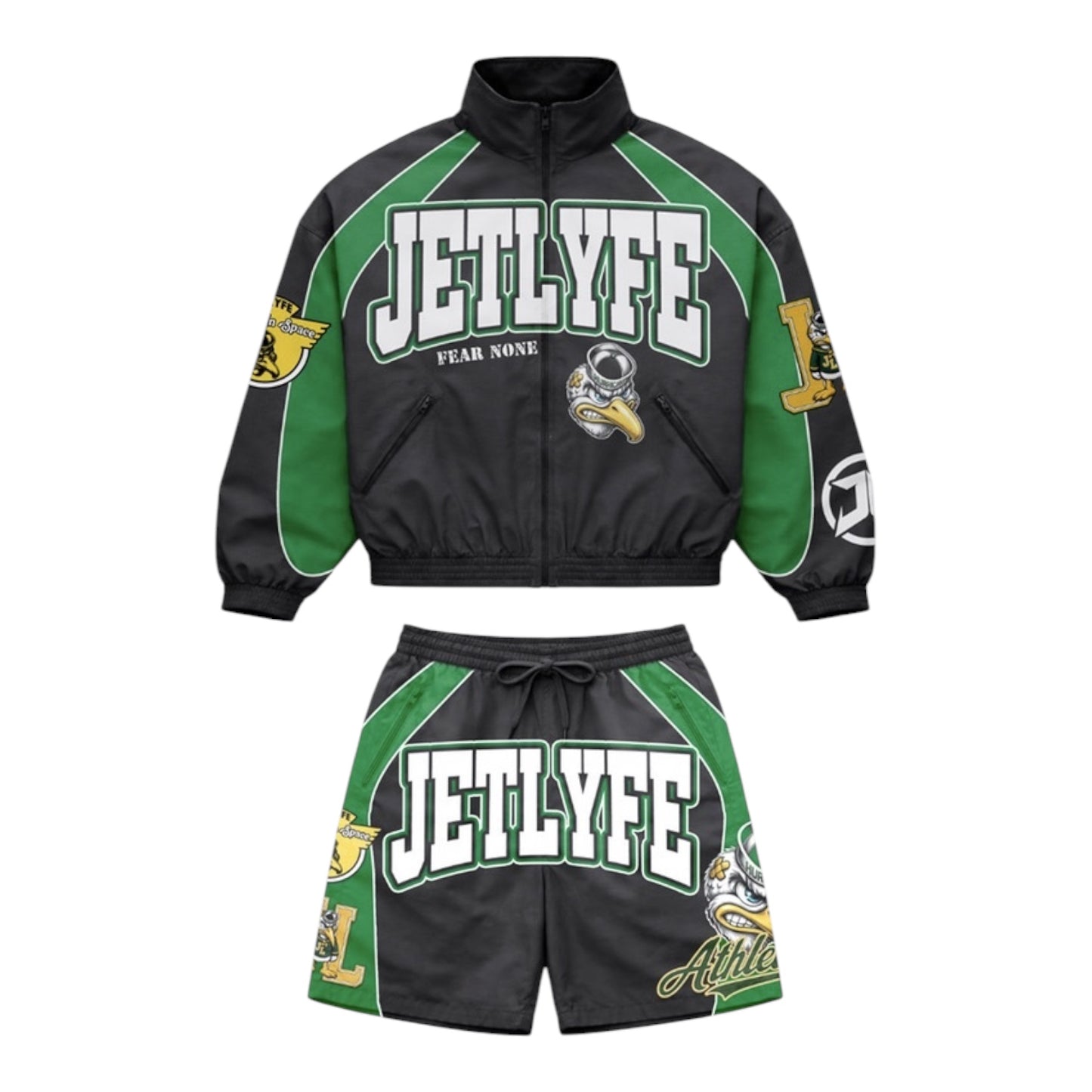 JET LYFE: Ducks Fear None Nylon Set JL092