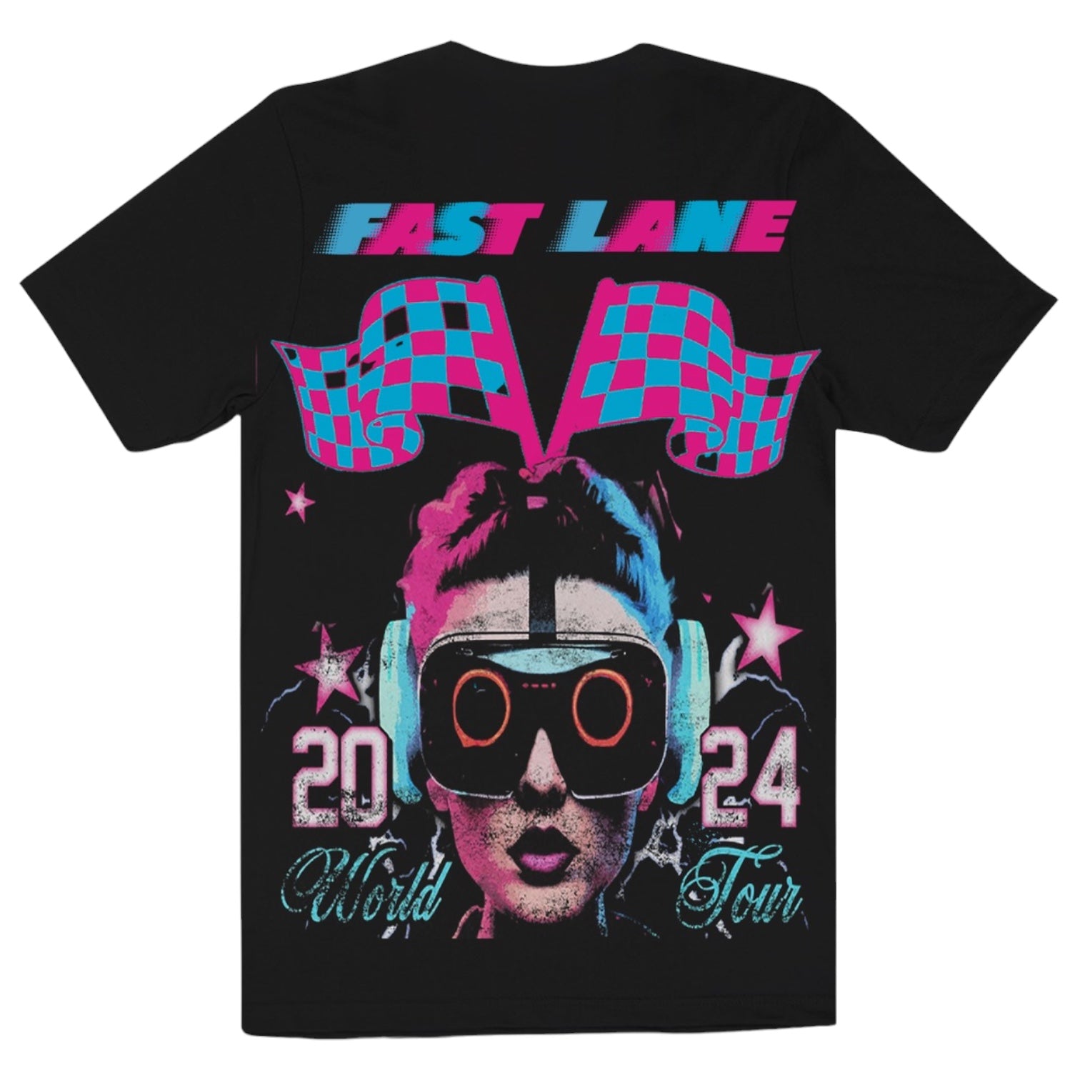 FAST LANE: Flag SS Tee