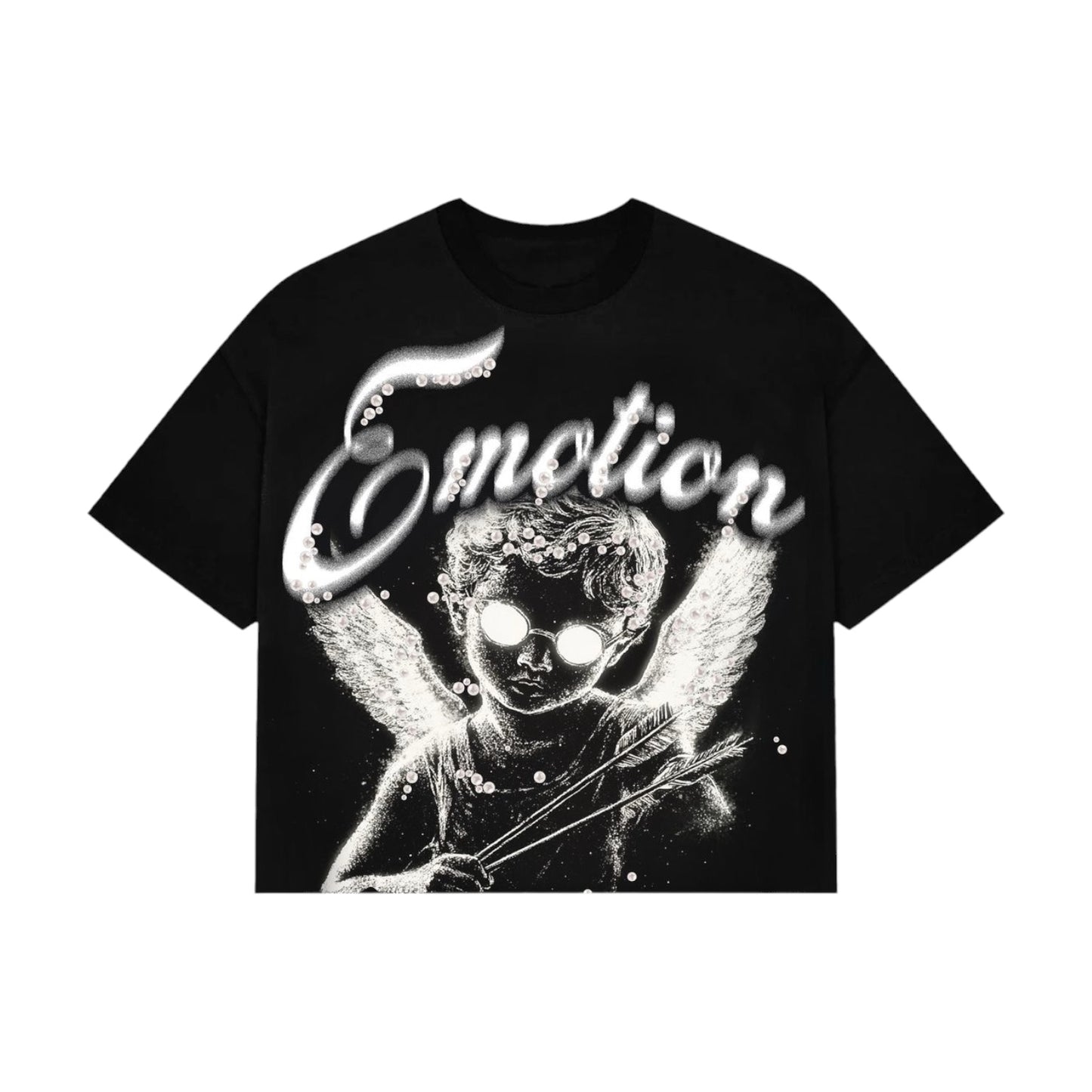 MIXED EMOTION: Pearl Cropped Tee