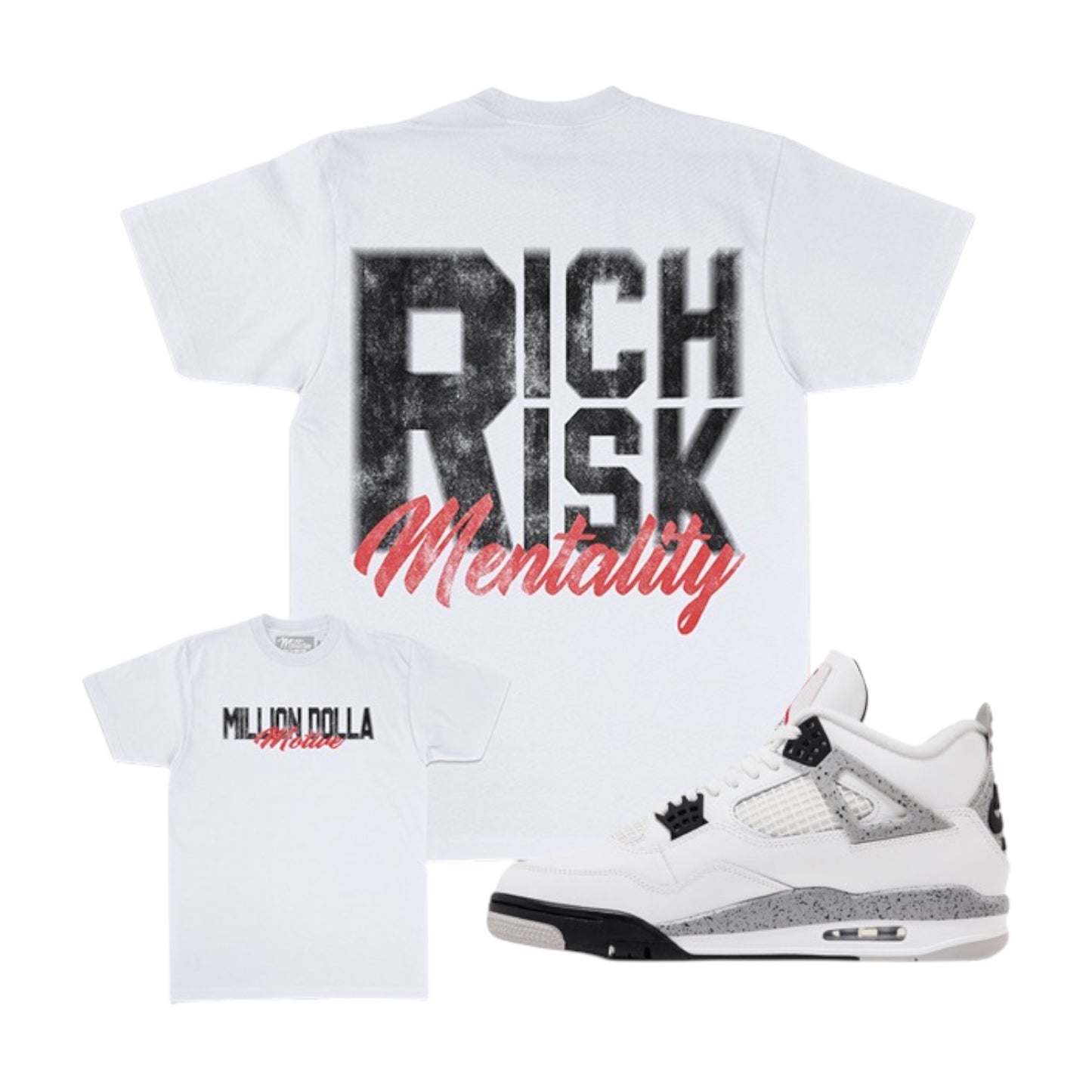 MILLION DOLLA MOTIVE: Rich Risk Mentality SS Tee