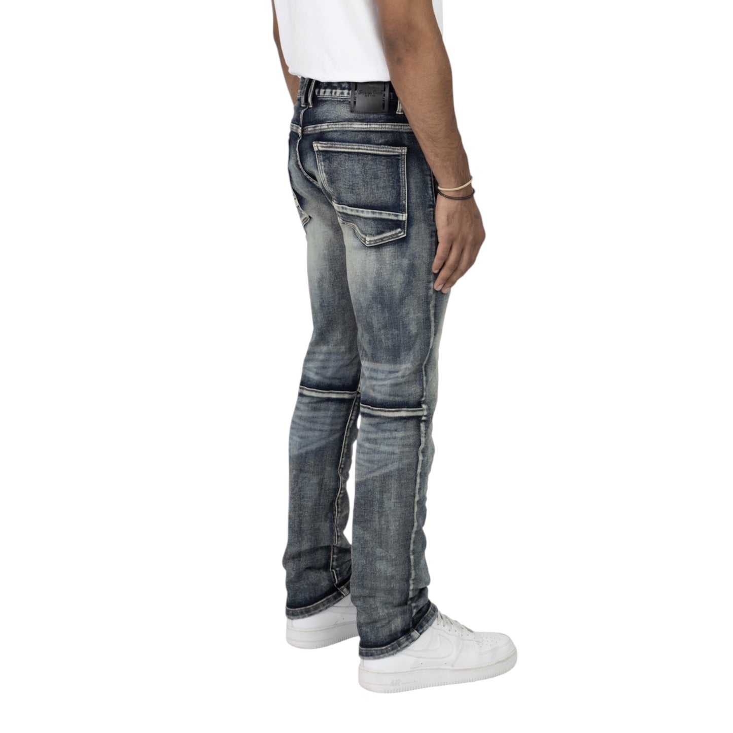 SMOKE RISE: New Effect Washed Jeans JP25605