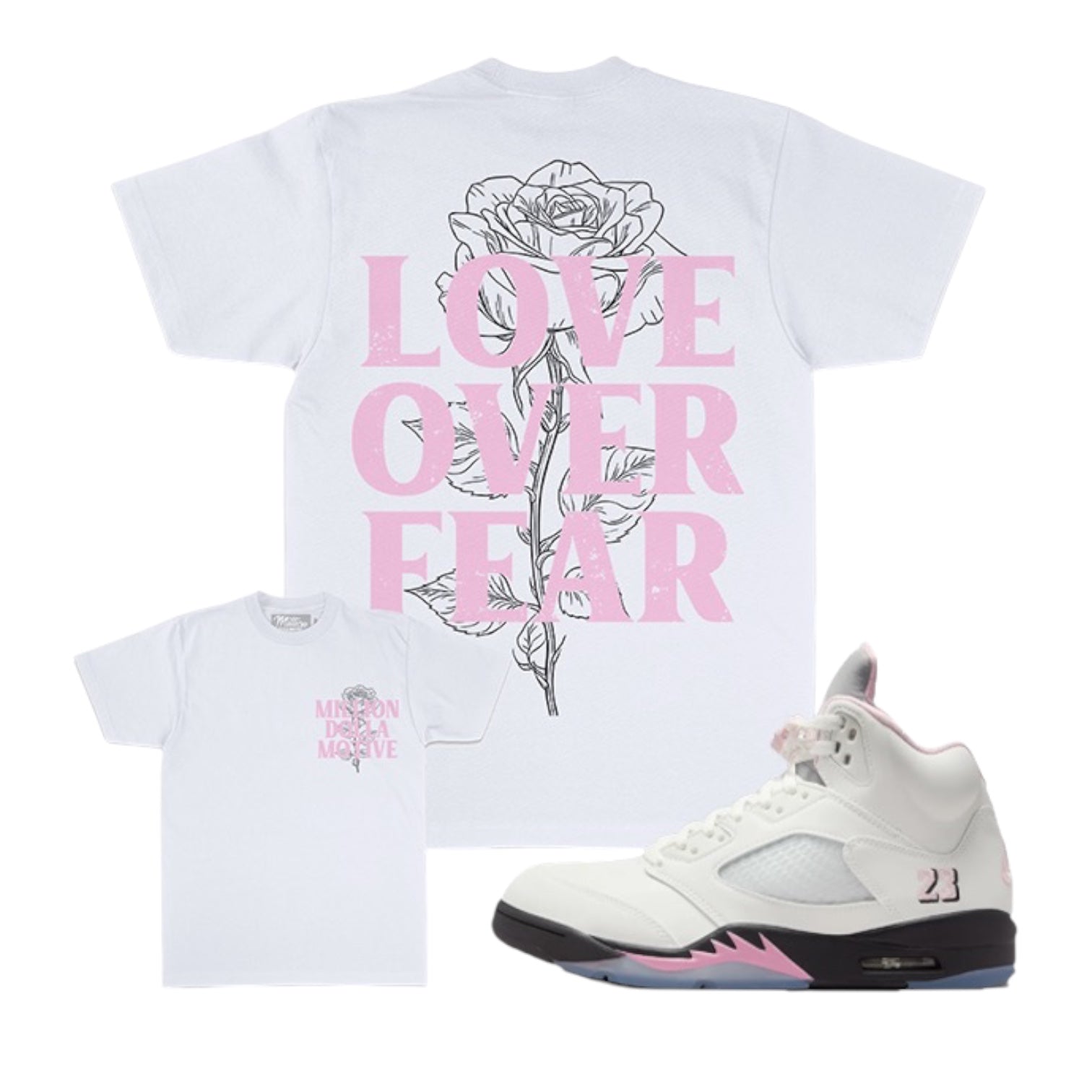 MILLION DOLLA MOTIVE: Love Over Here SS Tee
