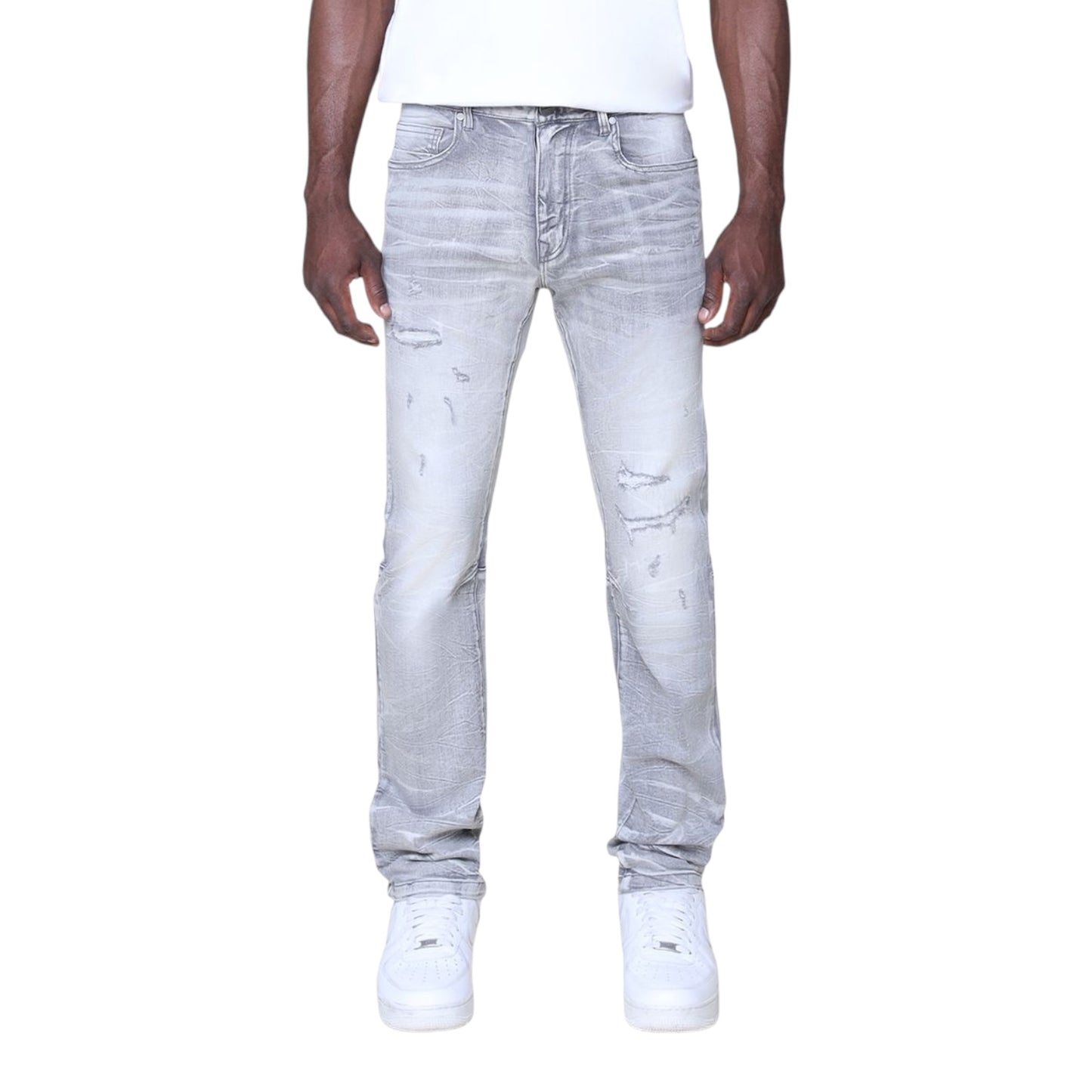 SMOKE RISE: New Effect Washed Jeans JP25605