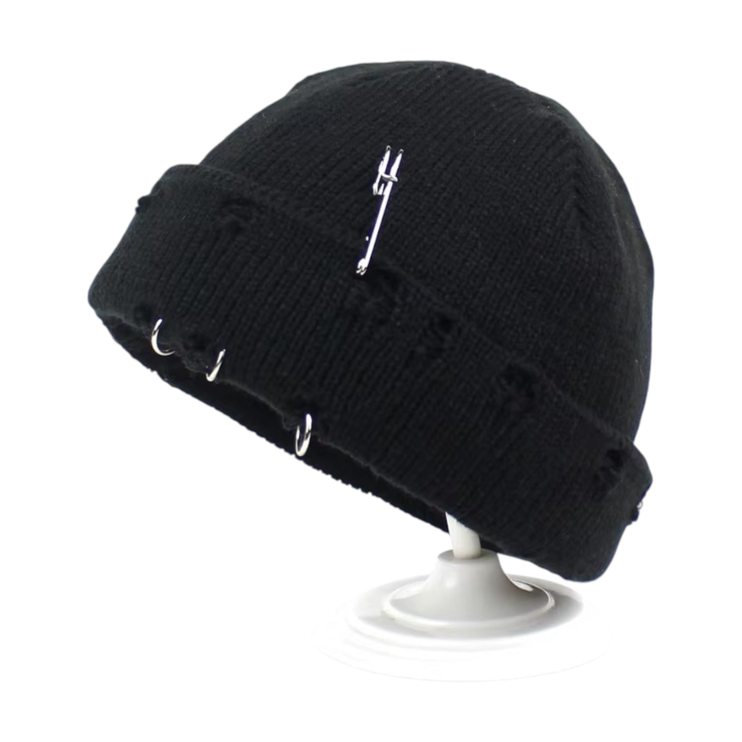 DISTRESSED BEANIE