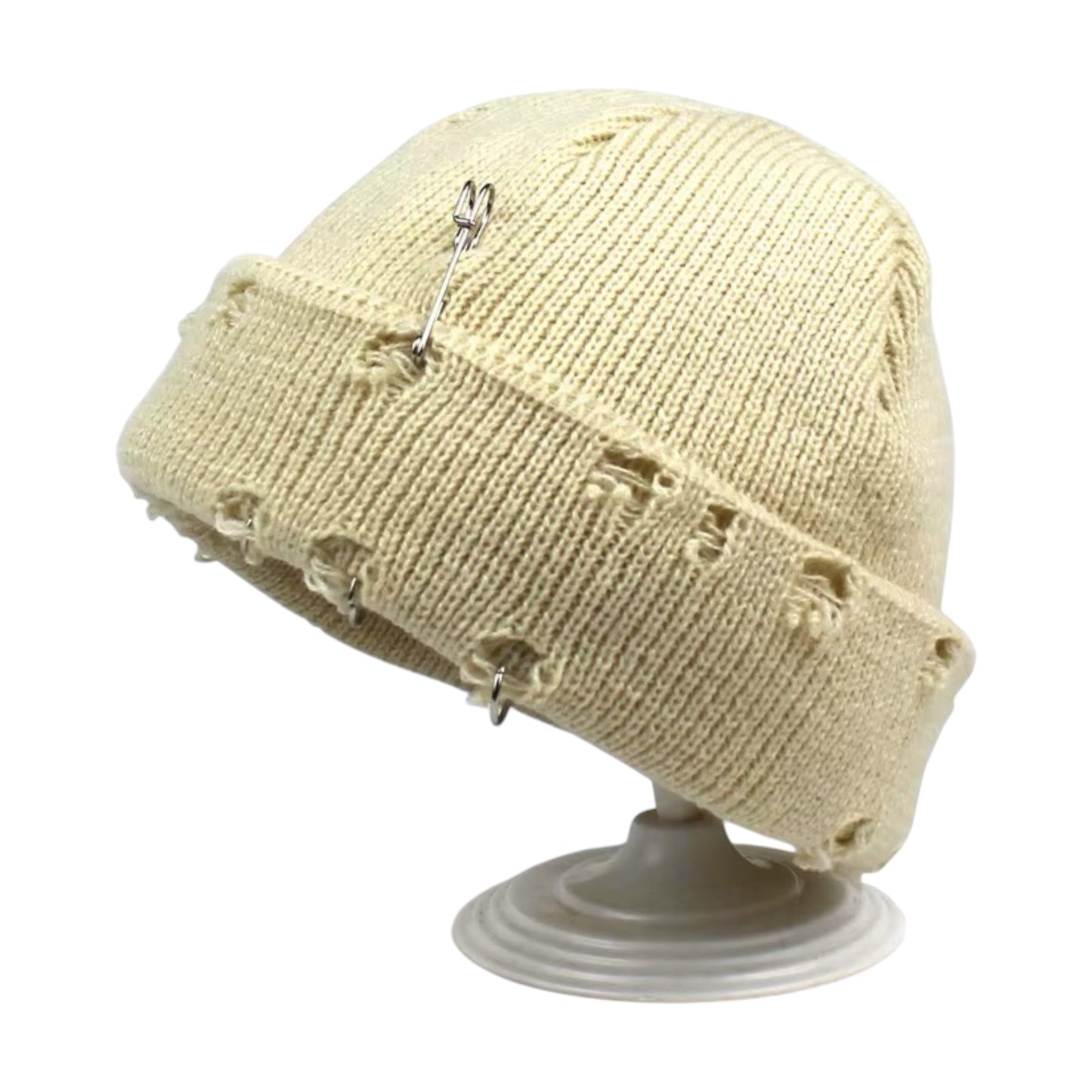 DISTRESSED BEANIE
