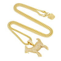 KING ICE: Notorious BIG Goat Necklace