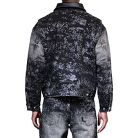 FIRST ROW: Rhinestone Workwear Jacket FRJ2133