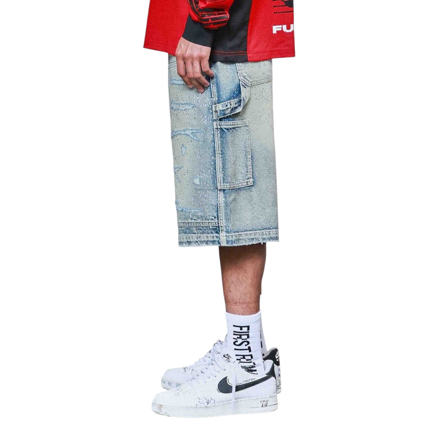FIRST ROW: Rhinestone Jorts FRS3024