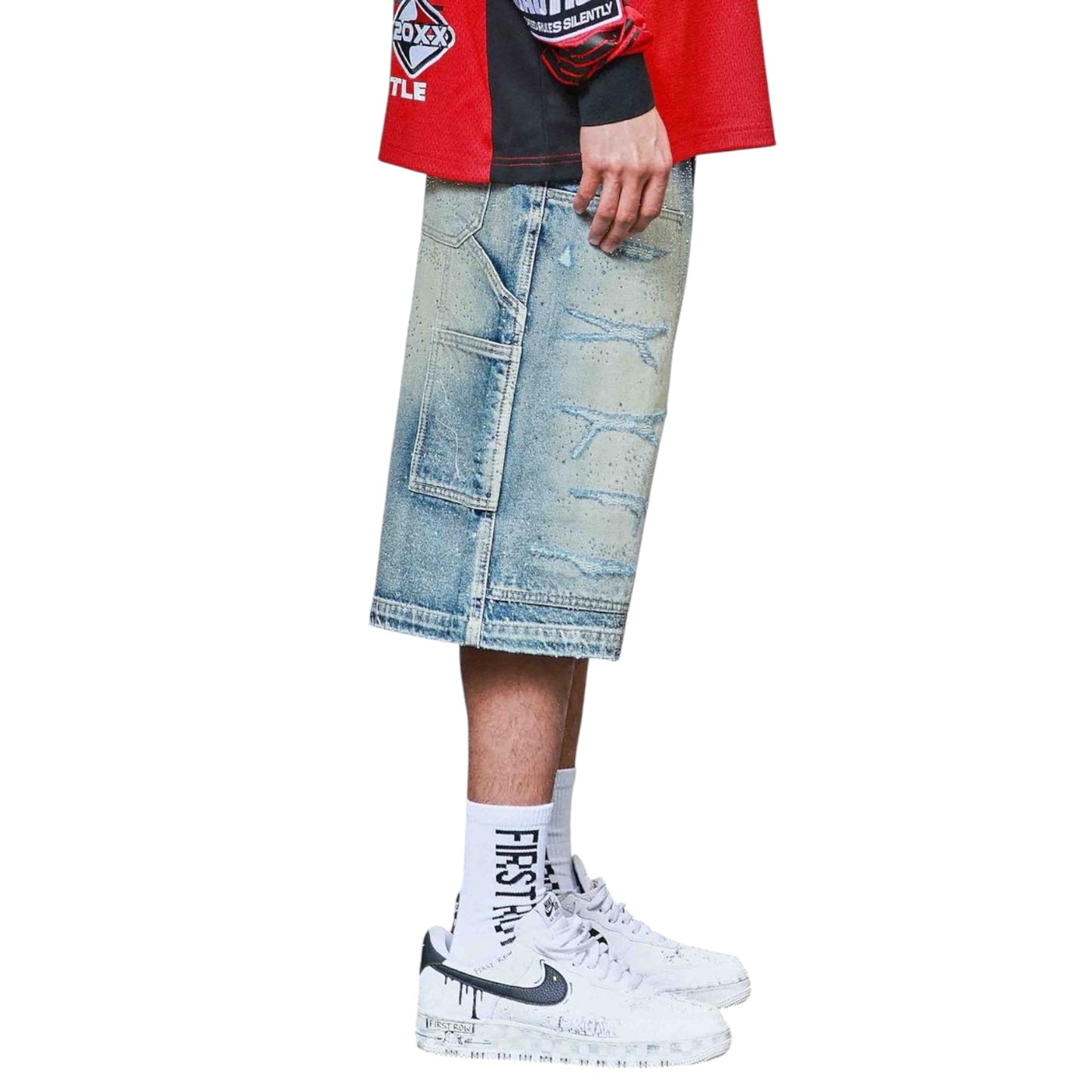 FIRST ROW: Rhinestone Jorts FRS3024