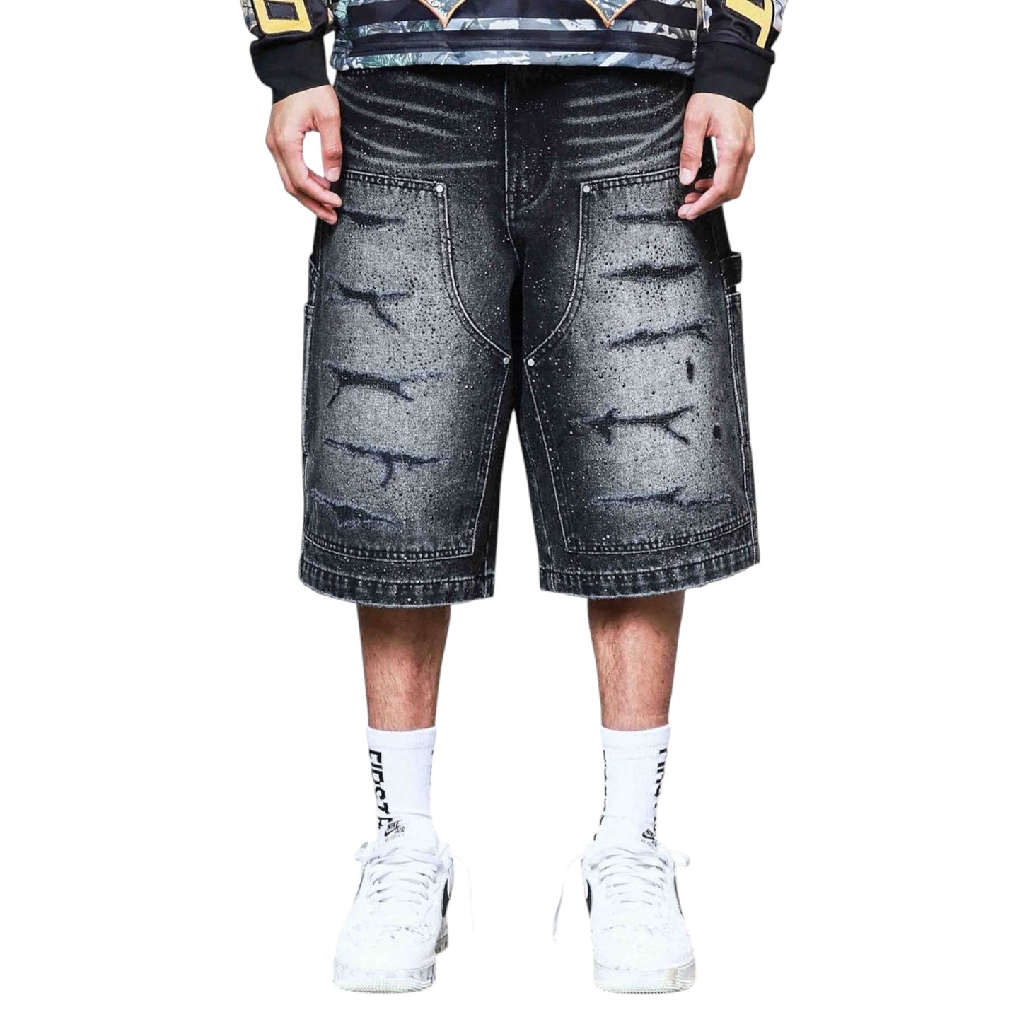 FIRST ROW: Rhinestone Jorts FRS3024