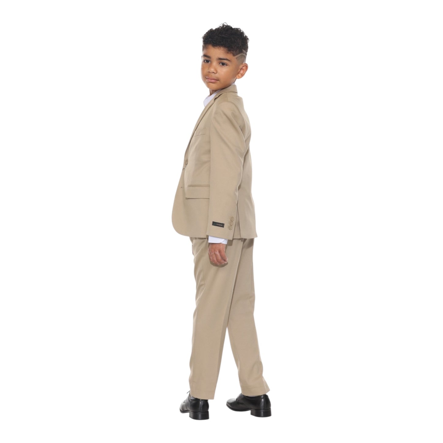 ZE GARIE: 3PC Solid Boys Suit B346-05