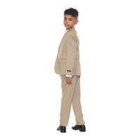 ZE GARIE: 3PC Solid Boys Suit B346-05
