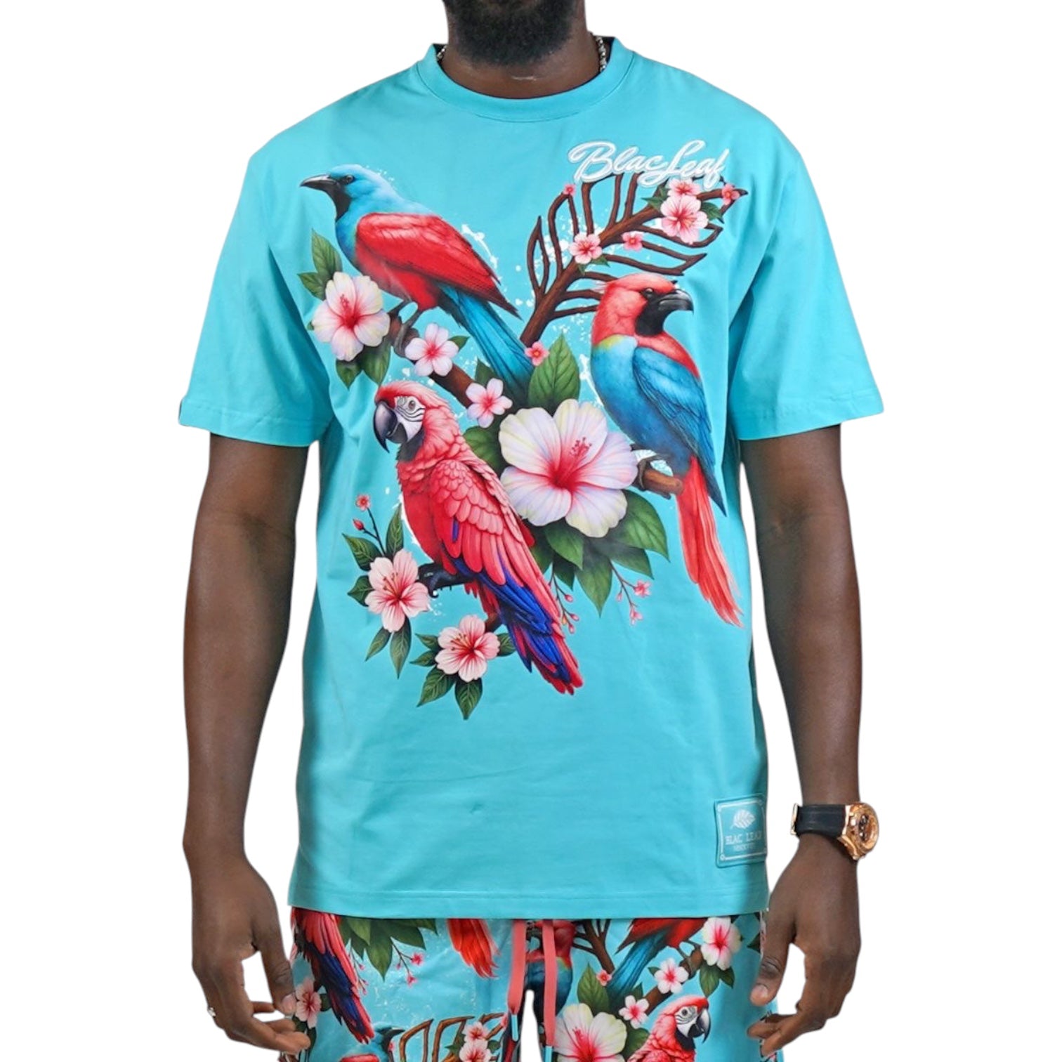 BLAC LEAF: Tropical Arrangement SS Tee 013