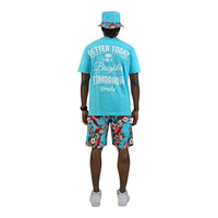 BLAC LEAF: Tropical Arrangement SS Tee 013