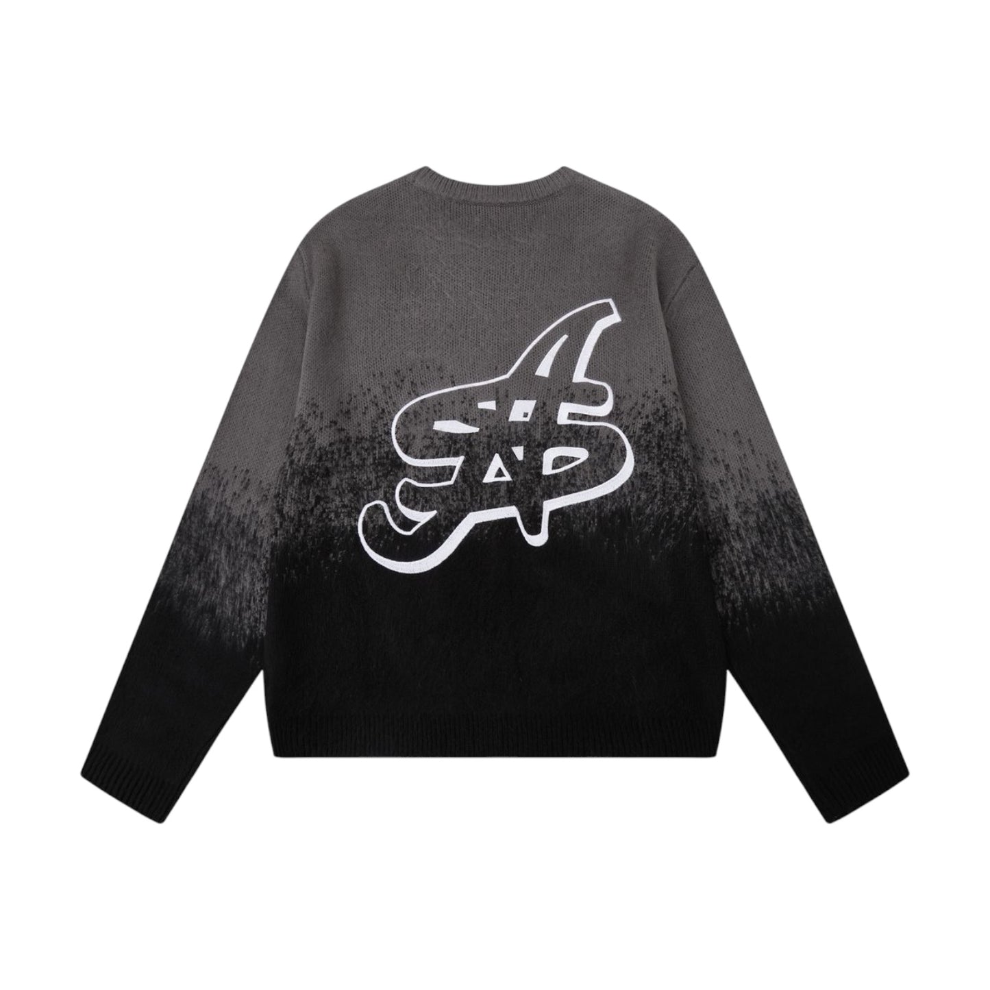 ALMOST SOMEDAY: Mohair Gradient Crewneck 51