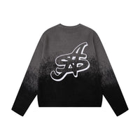 ALMOST SOMEDAY: Mohair Gradient Crewneck 51