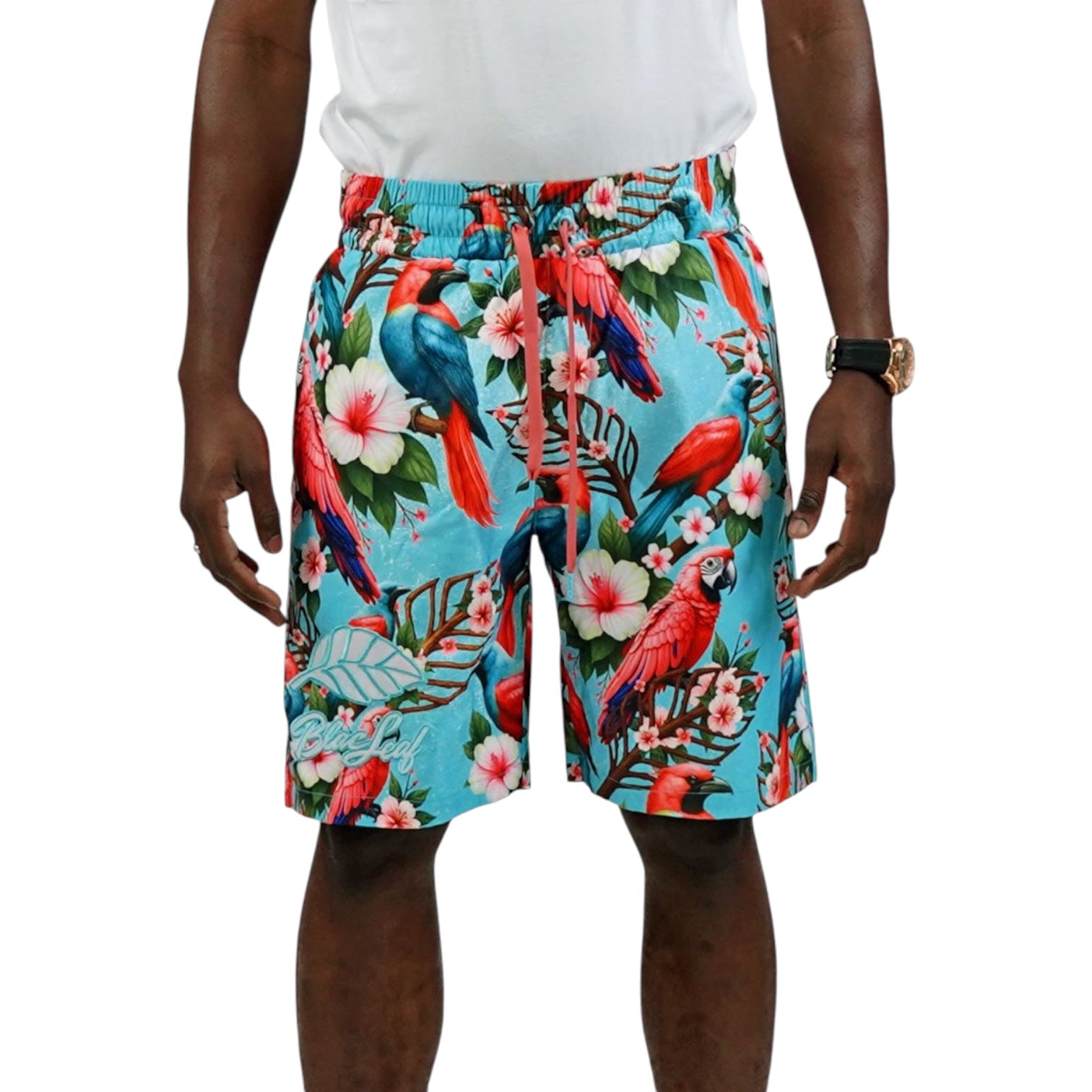 BLAC LEAF: Tropical Arrangement Shorts 015