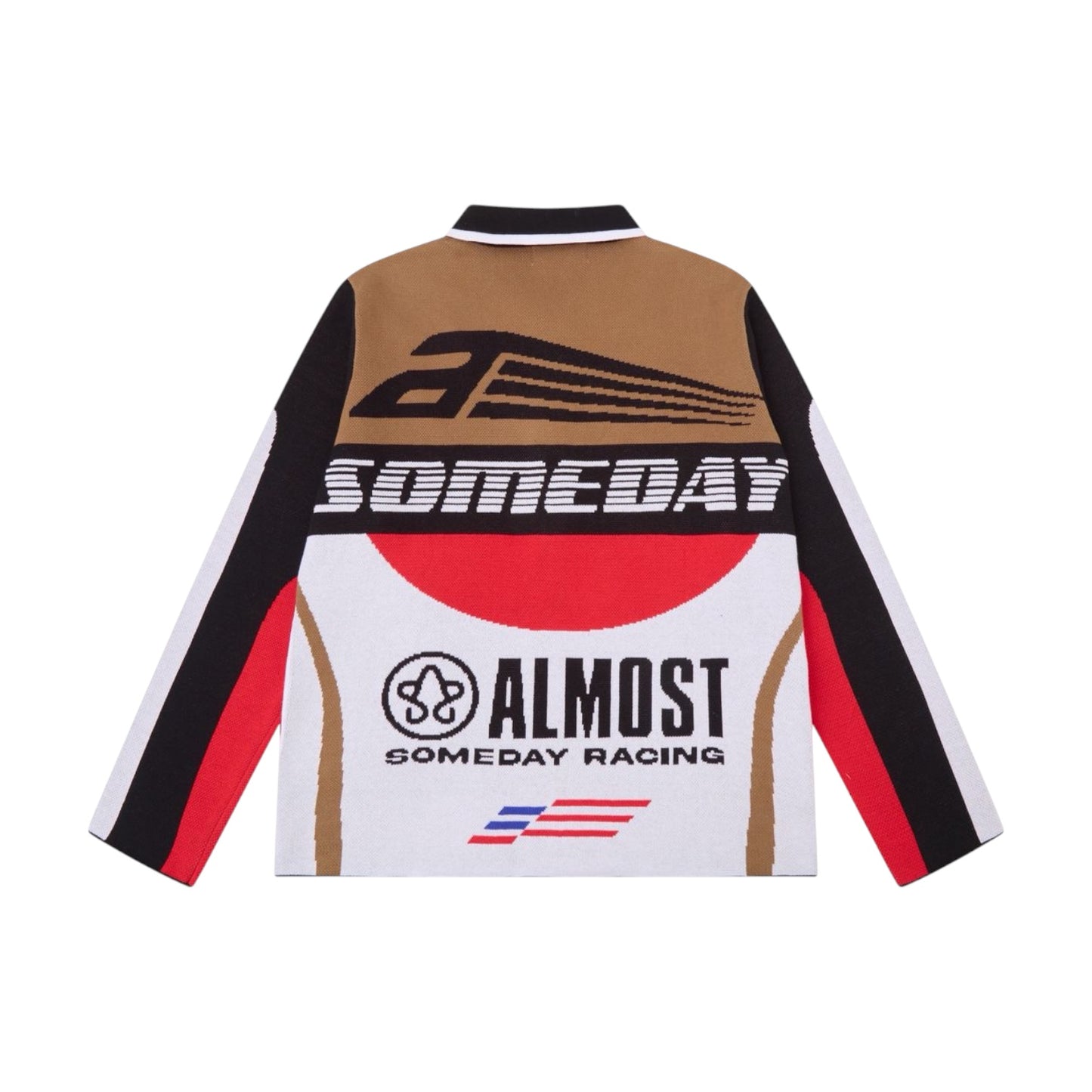 ALMOST SOMEDAY: Moto Knit Jacket 043