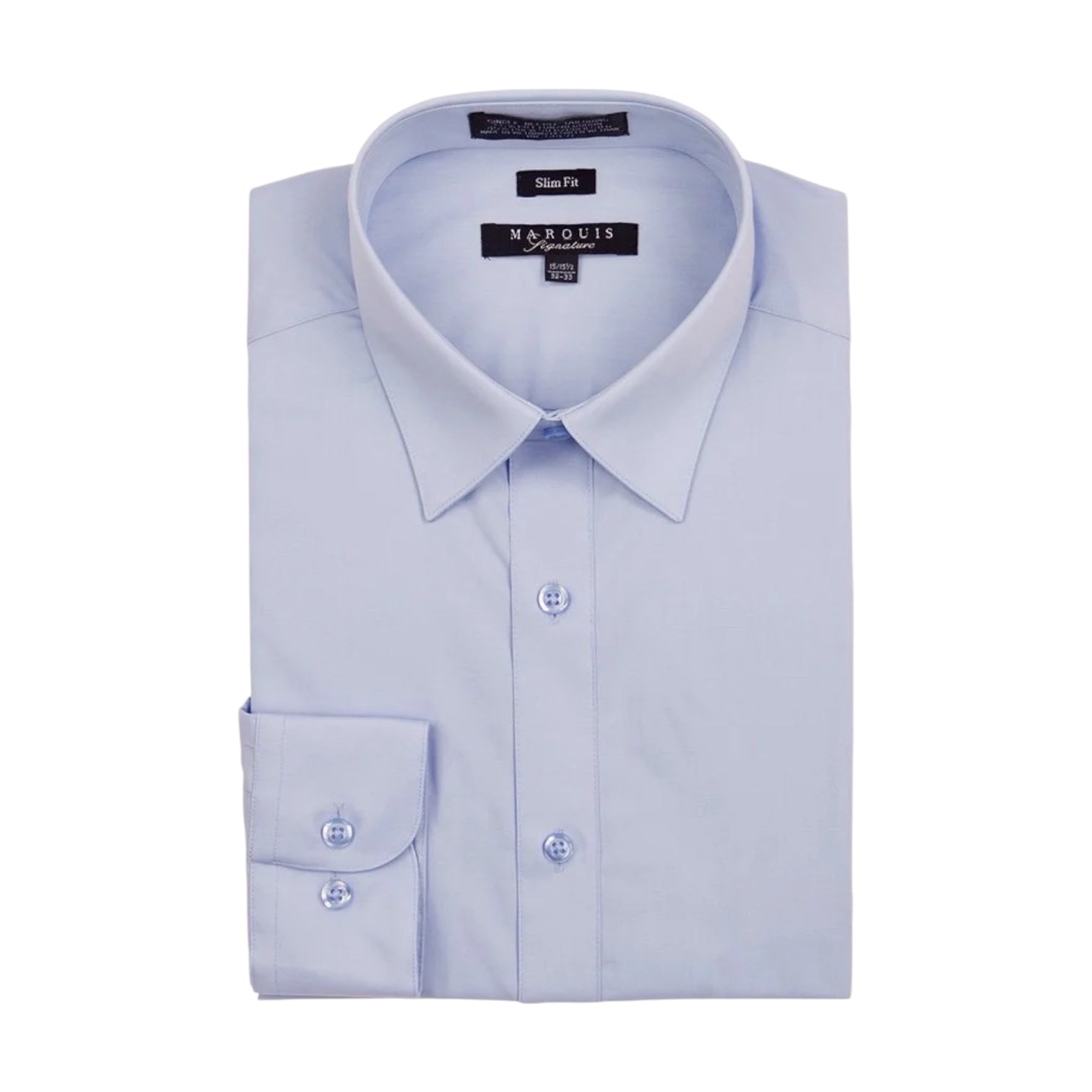 MARQUIS: Solid Slim Dress Shirt 009SL