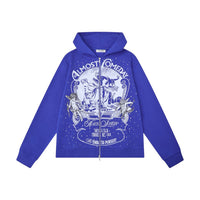 ALMOST SOMEDAY: Lavish Zip Up Hoodie 026