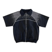 KINDRED: Rhinestone Nylon Short Set KD261