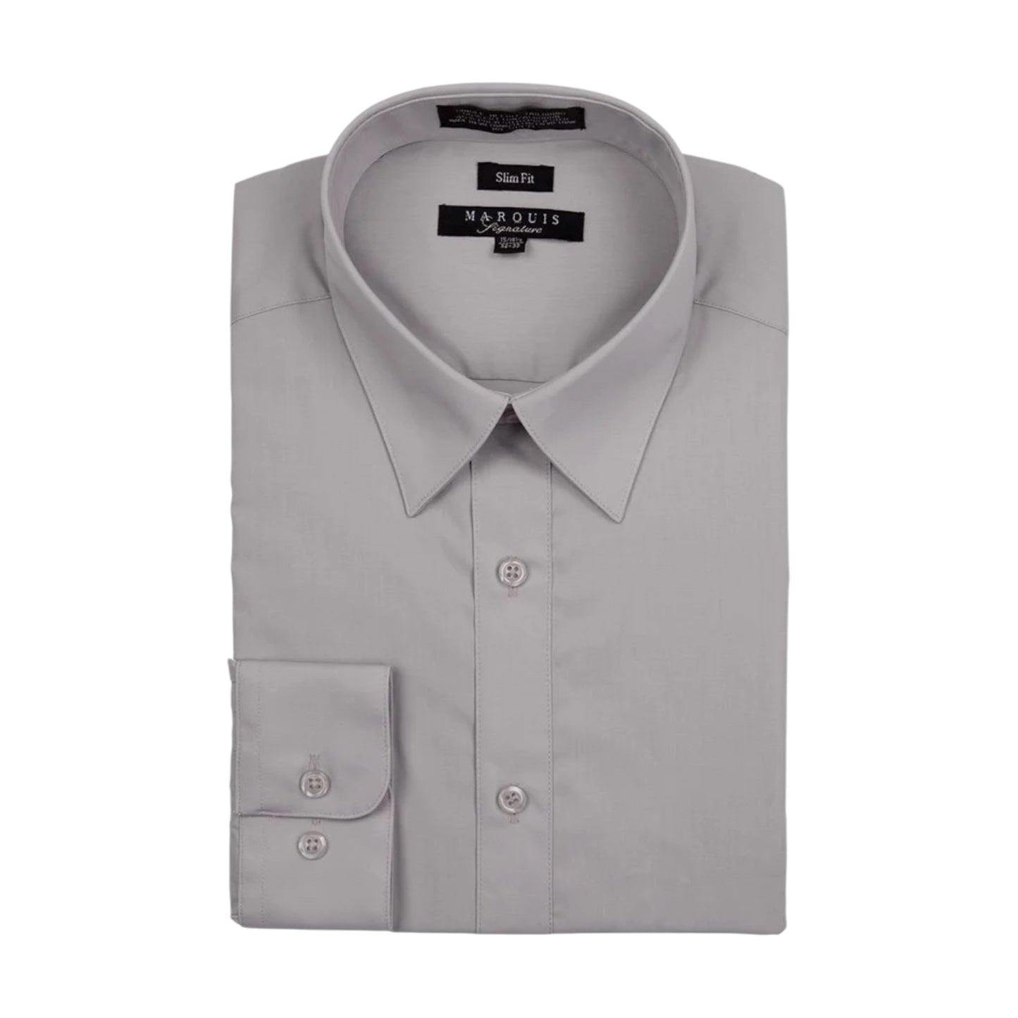 MARQUIS: Solid Slim Dress Shirt 009SL