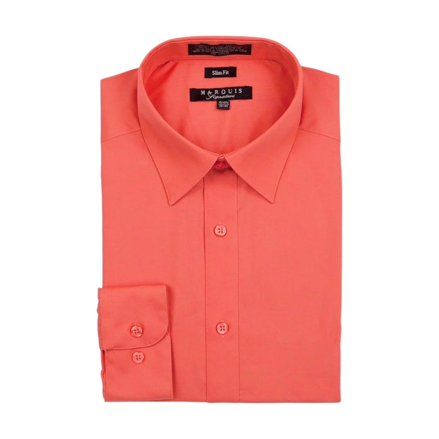MARQUIS: Solid Slim Dress Shirt 009SL