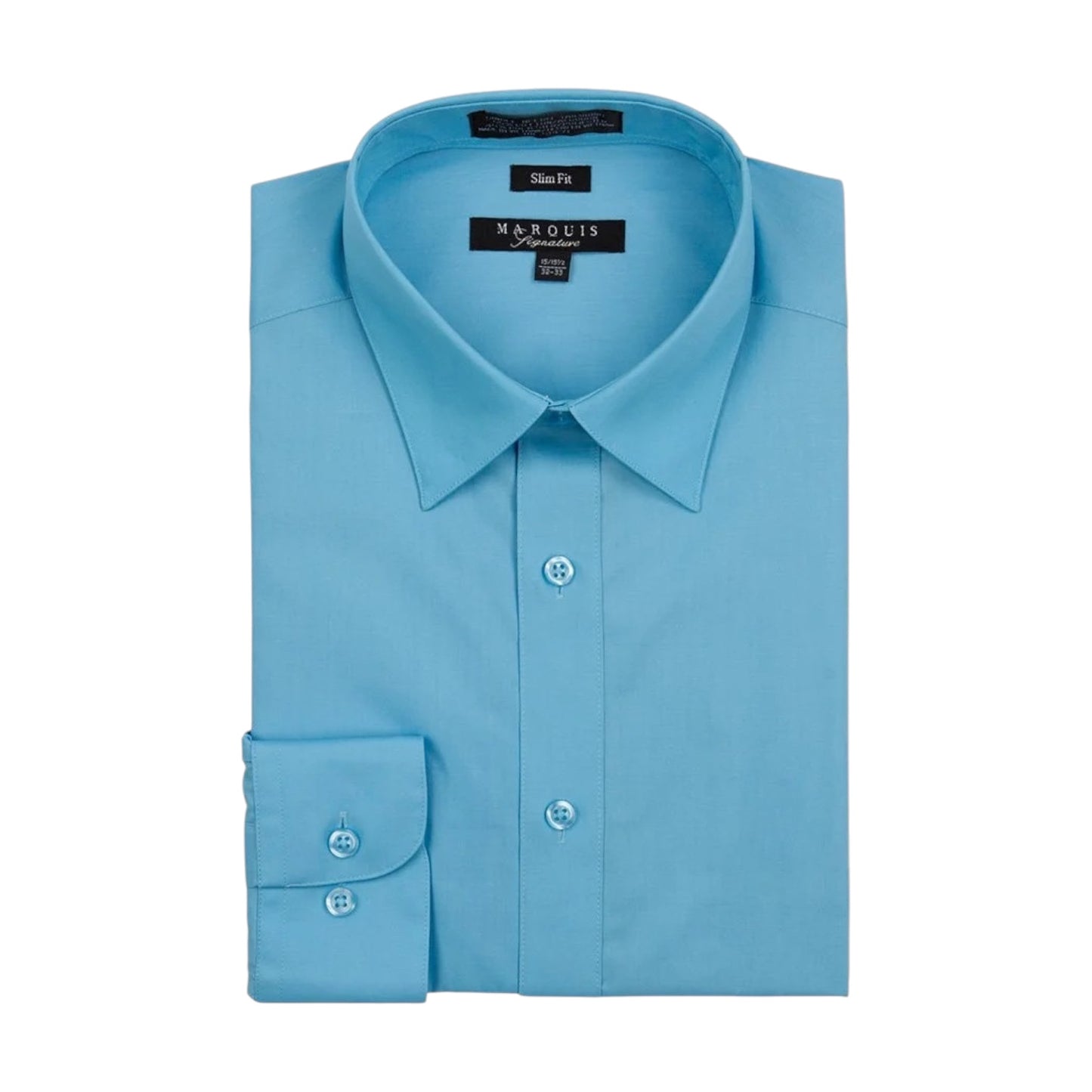 MARQUIS: Solid Slim Dress Shirt 009SL