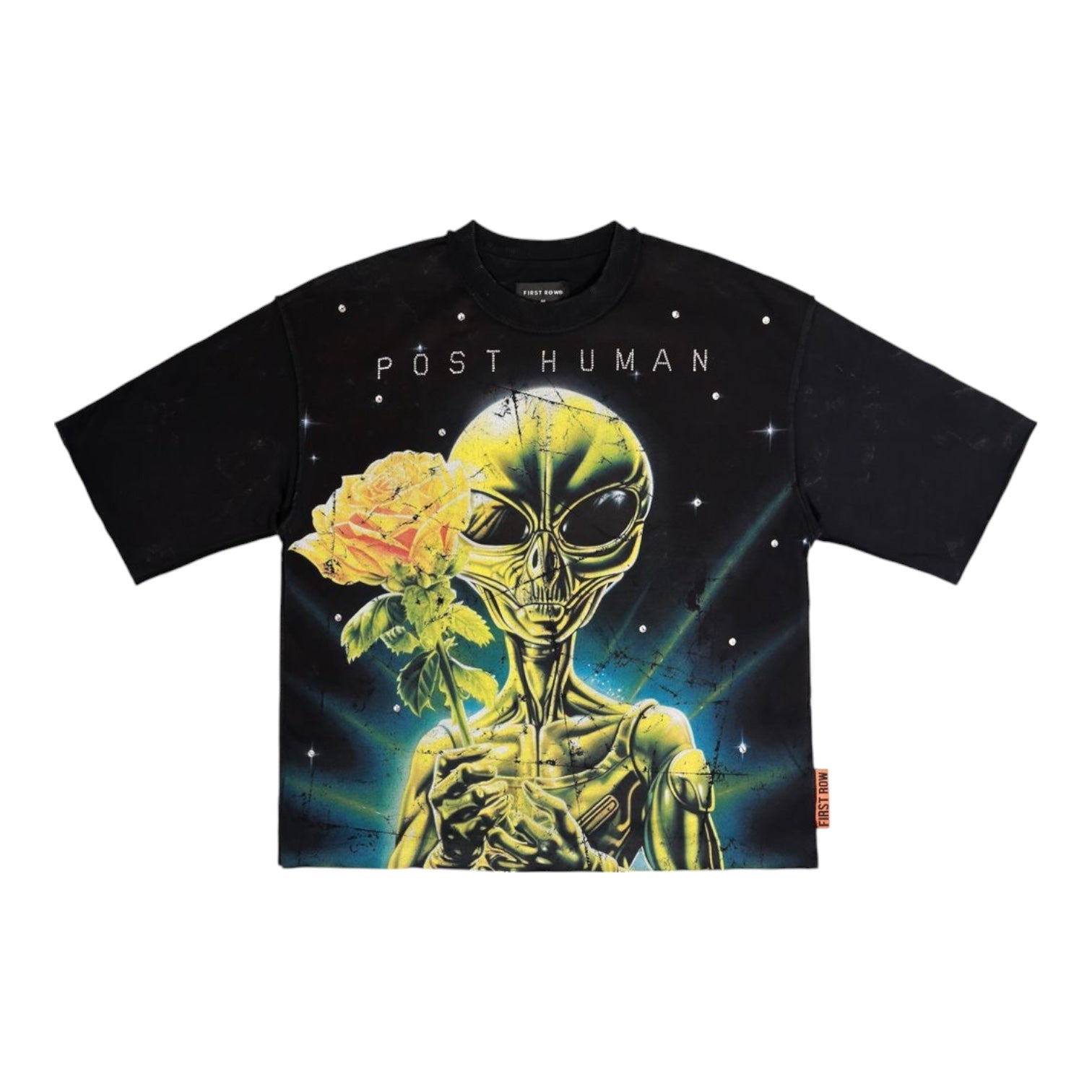 FIRST ROW: Post Human Crop Tee FRM3018