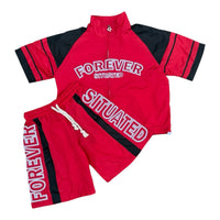 FOREVER SITUATED: Nylon Short Track Set